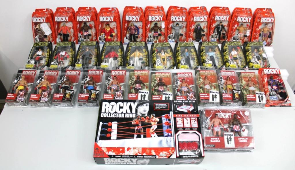 Rocky Collection Figures NECA&Jakks Pacific LOT OF 46 +RING, Verzamelen, Poppetjes en Figuurtjes, Nieuw, Ophalen of Verzenden