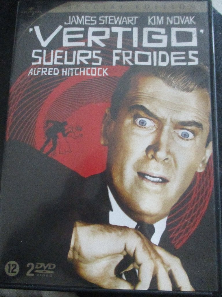 Vertigo dvd Alfred Hitchcock James Stewart Kim Novak, Engels, Nederlands, Ophalen of Verzenden, Zo goed als nieuw