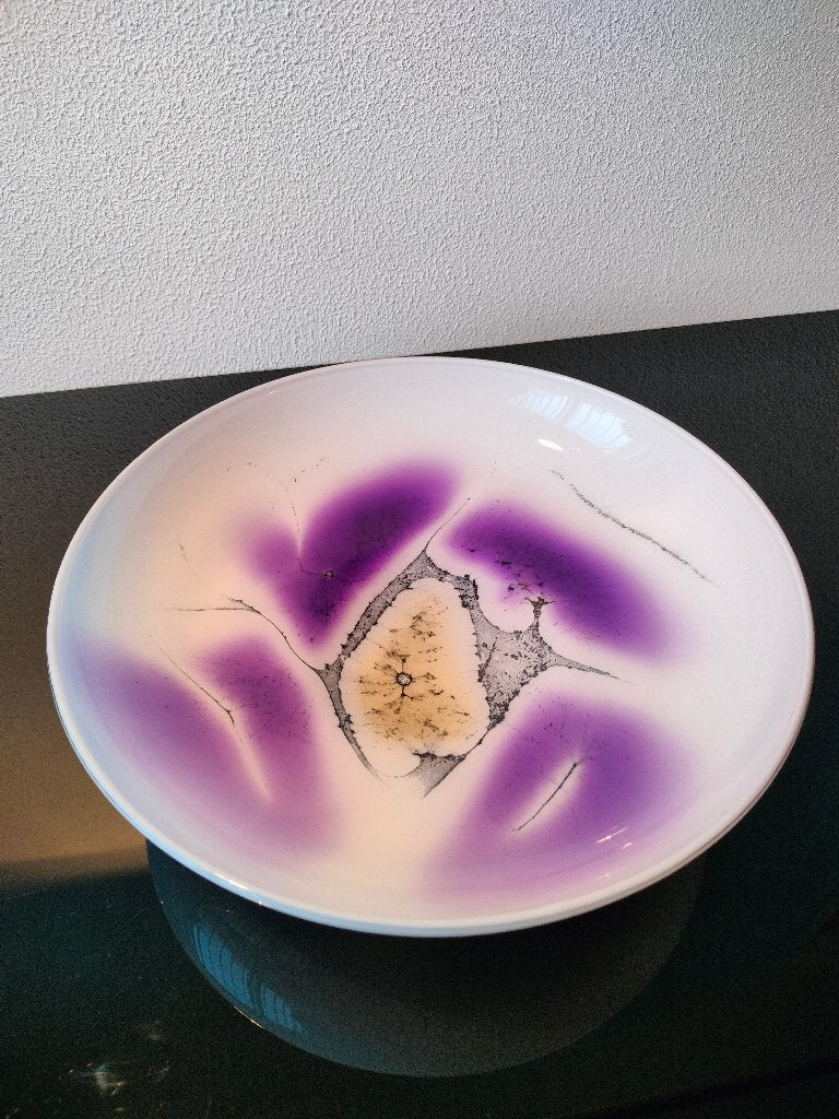 Schaal Glas Paars Richartz Art Zieher Collectie 1970, Ophalen of Verzenden