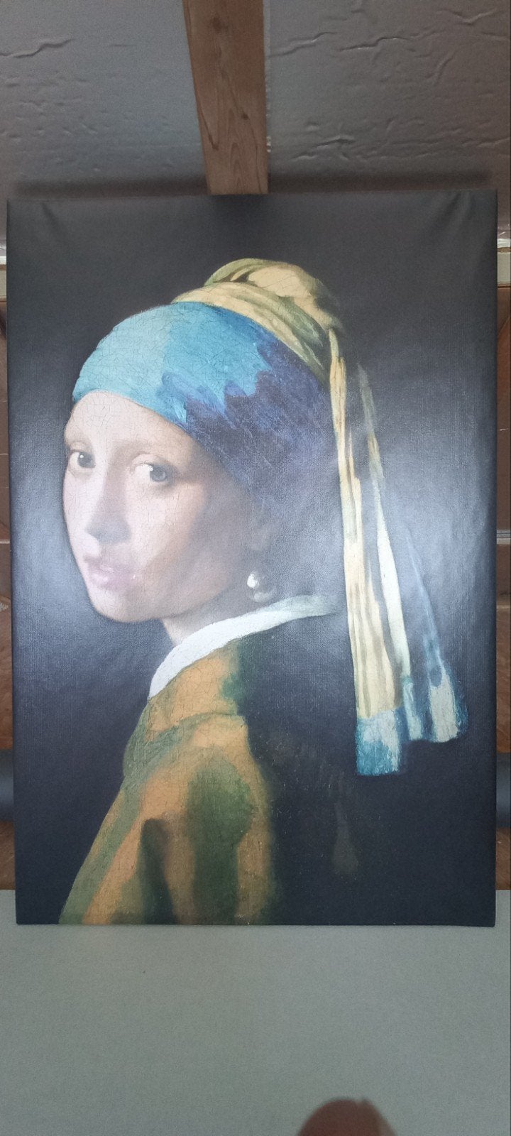IKEA BJÖRKSTA Meisje met de parel canvas 78x118 cm, Ophalen