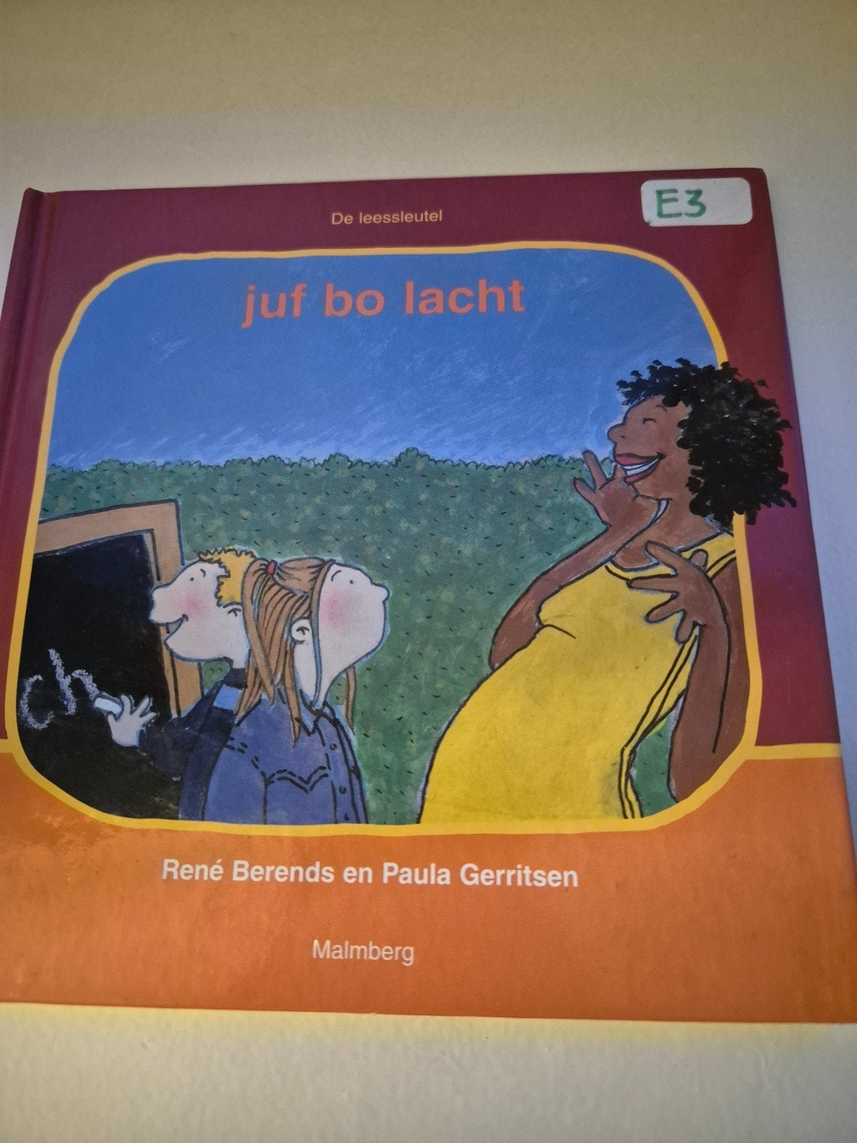 Juf Bo Lacht (AVI E3) - De Leessleutel - Malmberg, Ophalen of Verzenden, Zo goed als nieuw, René Berends, Fictie algemeen