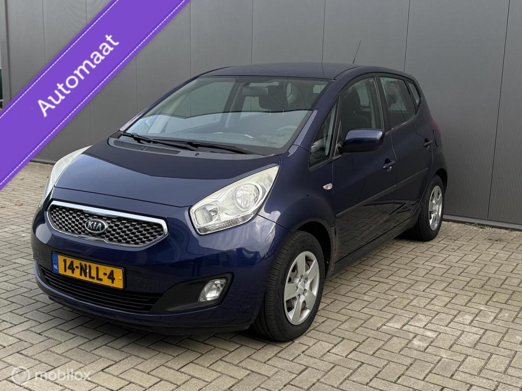 Kia Venga 1.6 CVVT X-ecutive Automaat, Trekhaak,A/C, Cruise, Auto's, Kia, Euro 5, 4 cilinders, Blauw, Origineel Nederlands