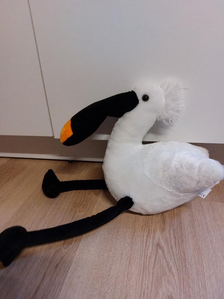 Texel lepelaar vogel knuffel, Ophalen of Verzenden