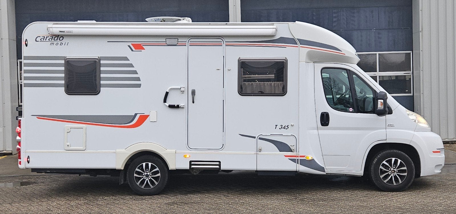 Fiat Capron Carado T345 2011 kmstand 135000, Standaard zit, Fiat, 6 tot 7 meter, Koelkast