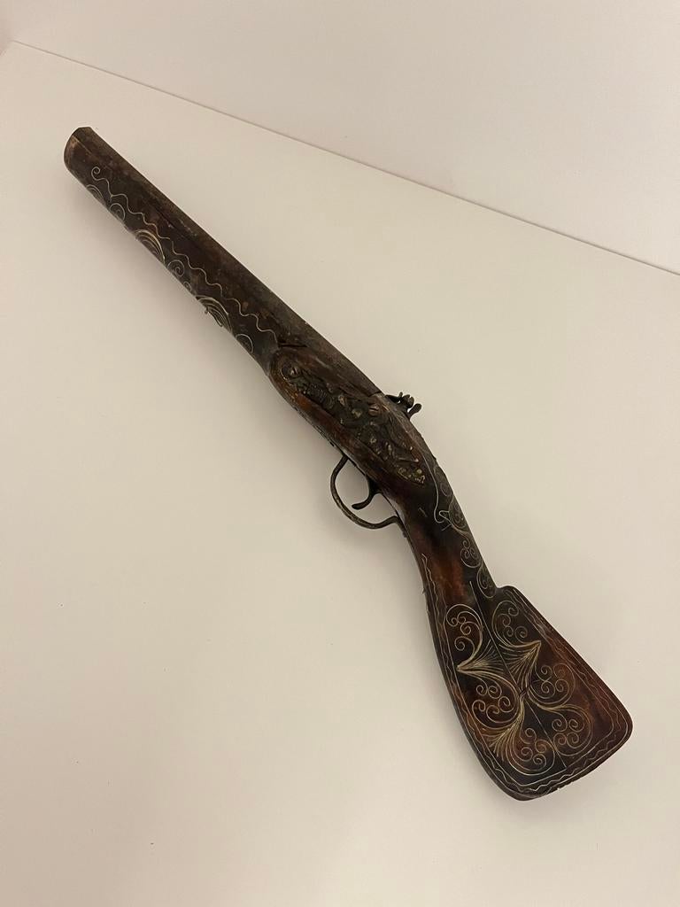Antiek vuursteengeweer - Decoratief, Antiek en Kunst, Ophalen of Verzenden