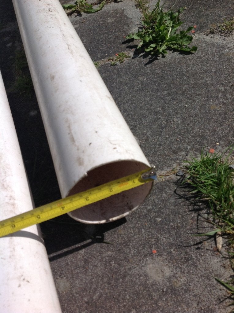 HWA buis wit 80 en 100 mm, Ophalen, Gebruikt, Pvc, 2 tot 4 meter