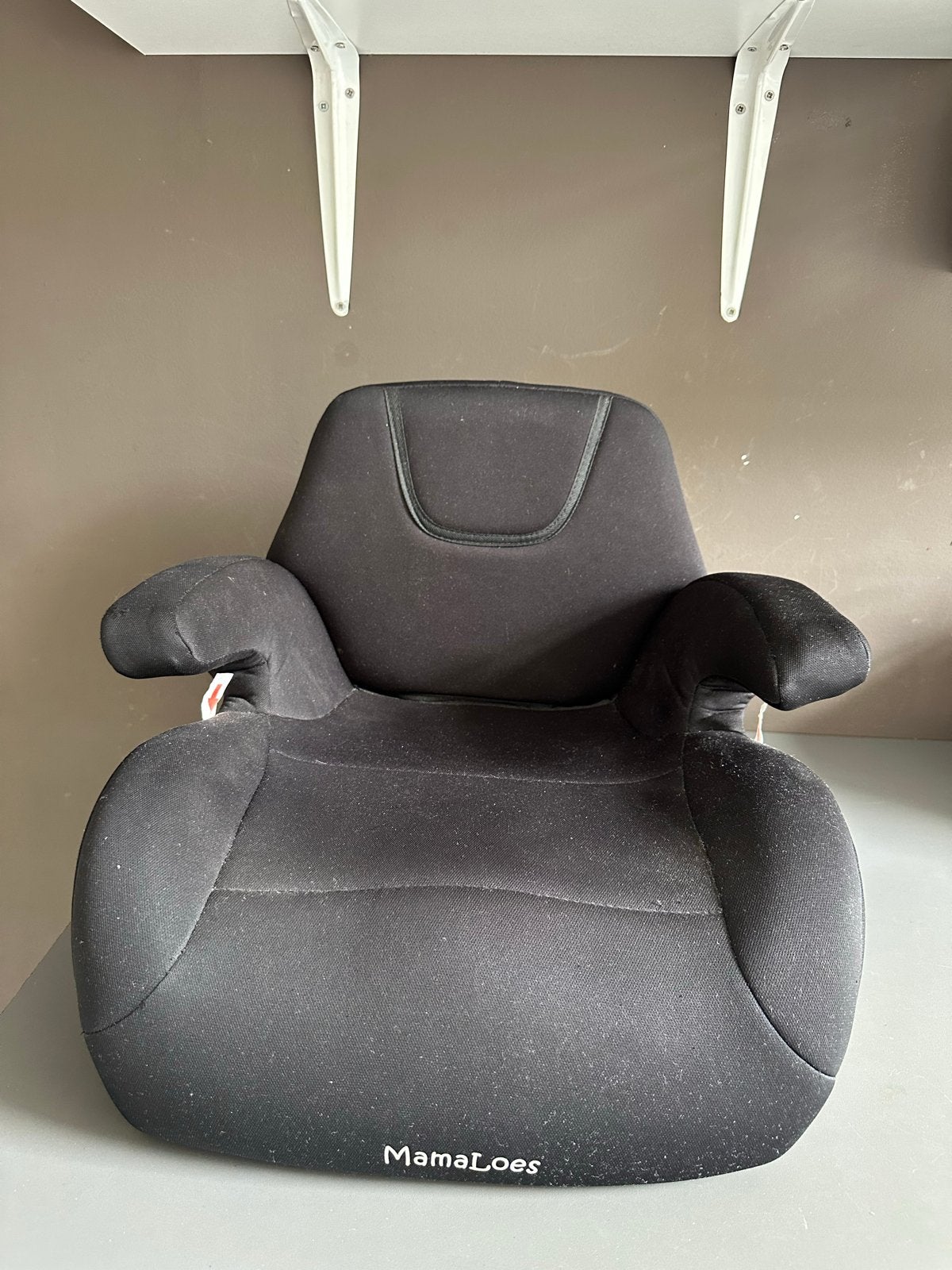 MamaLoes Isofix Zitverhoger - Zwart, Gebruikt, 15 t/m 36 kg, Afneembare rugleuning, Isofix