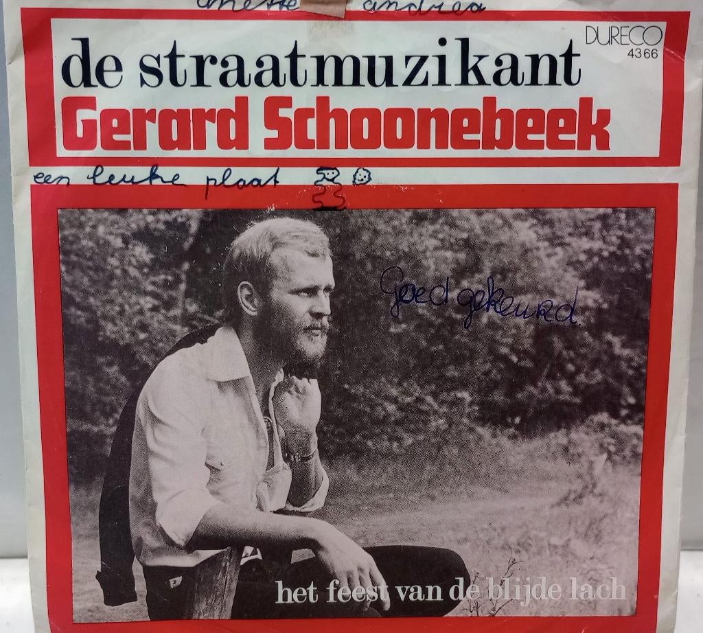 Gerard Schoonebeek - De Straatmuzikant, Cd's en Dvd's, Vinyl Singles, Gebruikt, 7 inch, Single, Ophalen of Verzenden