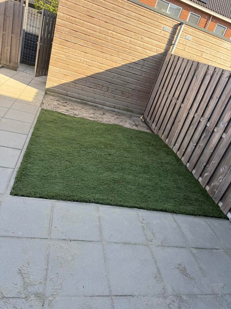 Kunstgras in uitstekende staat, Tuin en Terras, Gras en Kunstgras, Ophalen, Zo goed als nieuw, Minder dan 10 m²