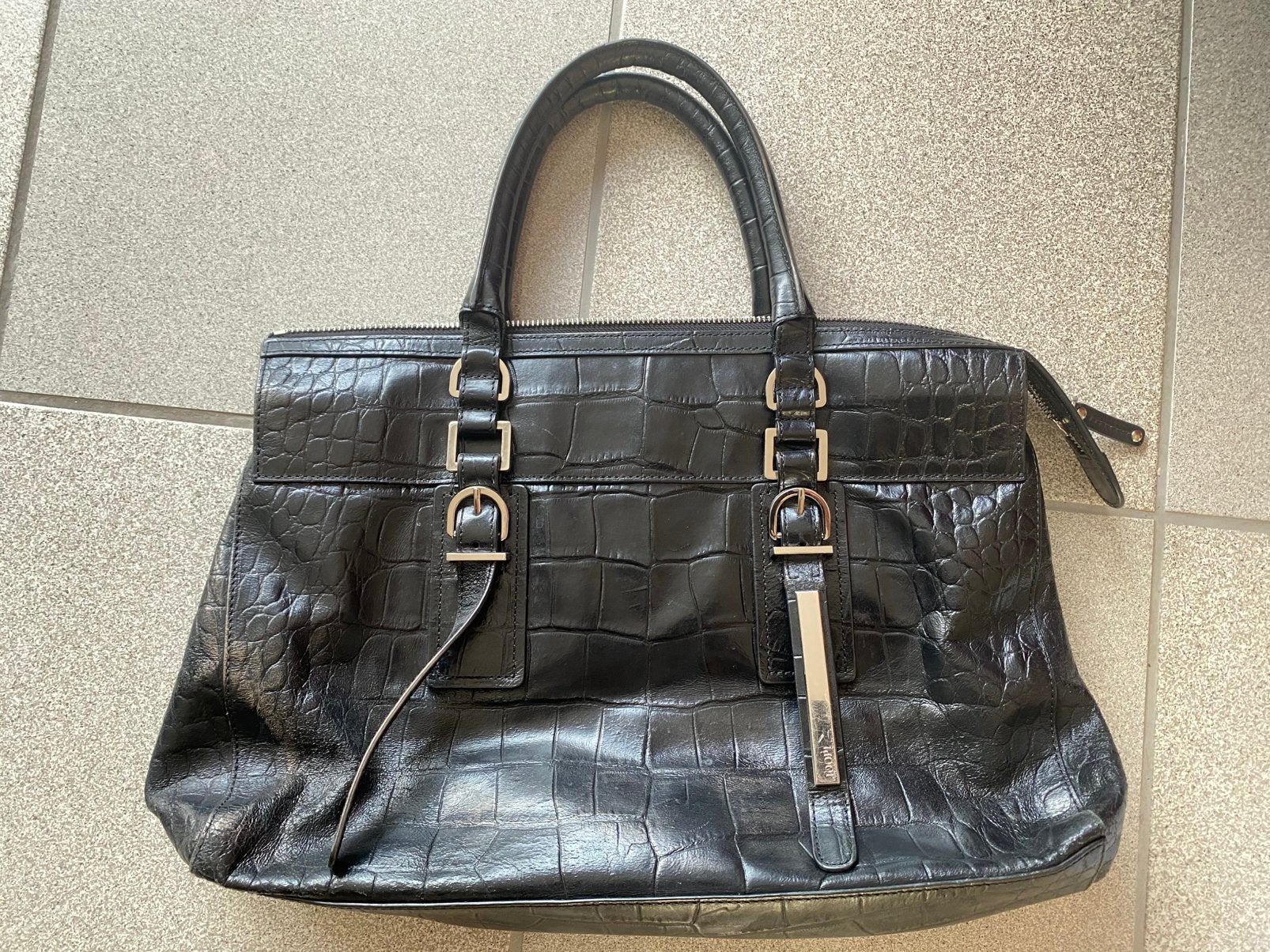 Handtas Joop, 30 cm of meer, Gebruikt, Zwart, Minder dan 35 cm