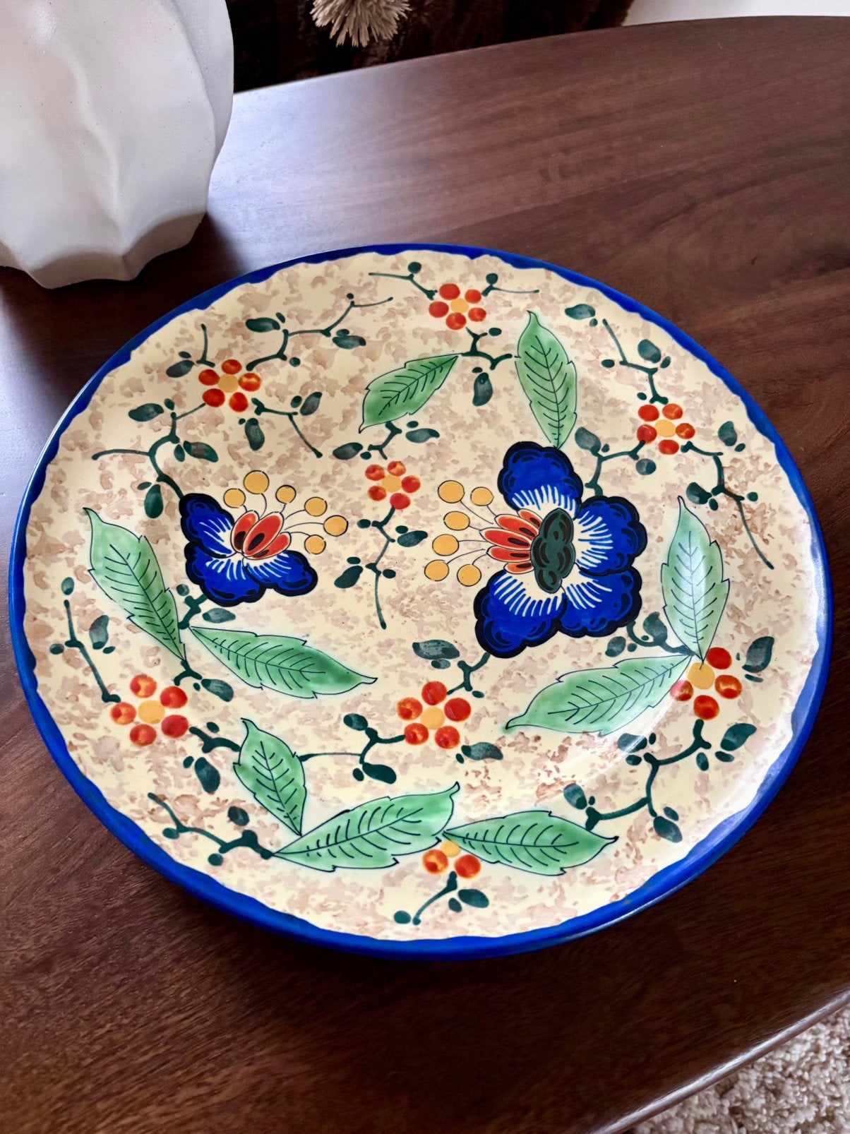 Elina Gouda Holland bord ‘Reglina’ 436 handbeschilderd, Antiek en Kunst, Ophalen of Verzenden