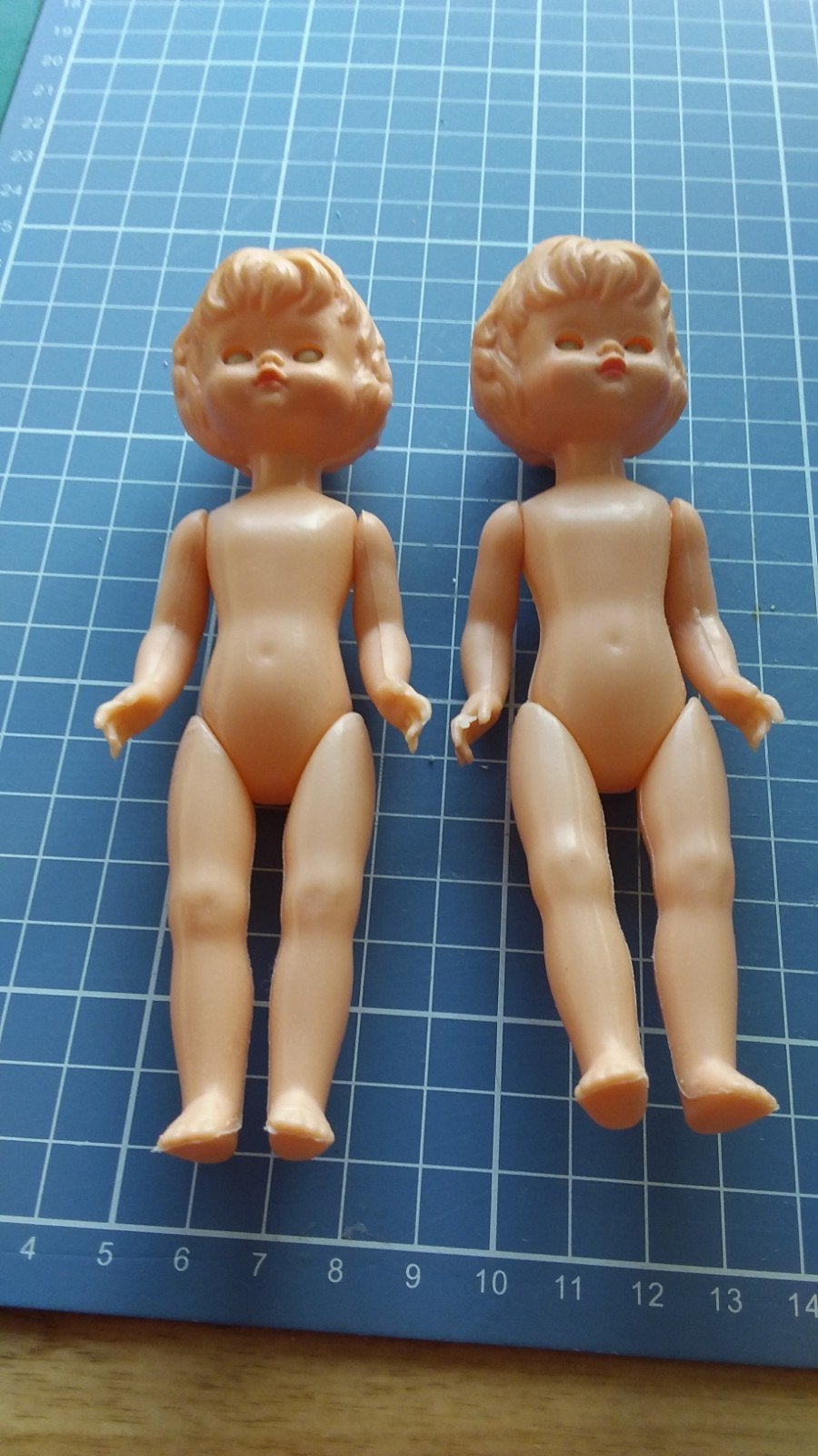 Oude poppetjes 14cm - Vintage speelgoed, Verzamelen, Ophalen of Verzenden