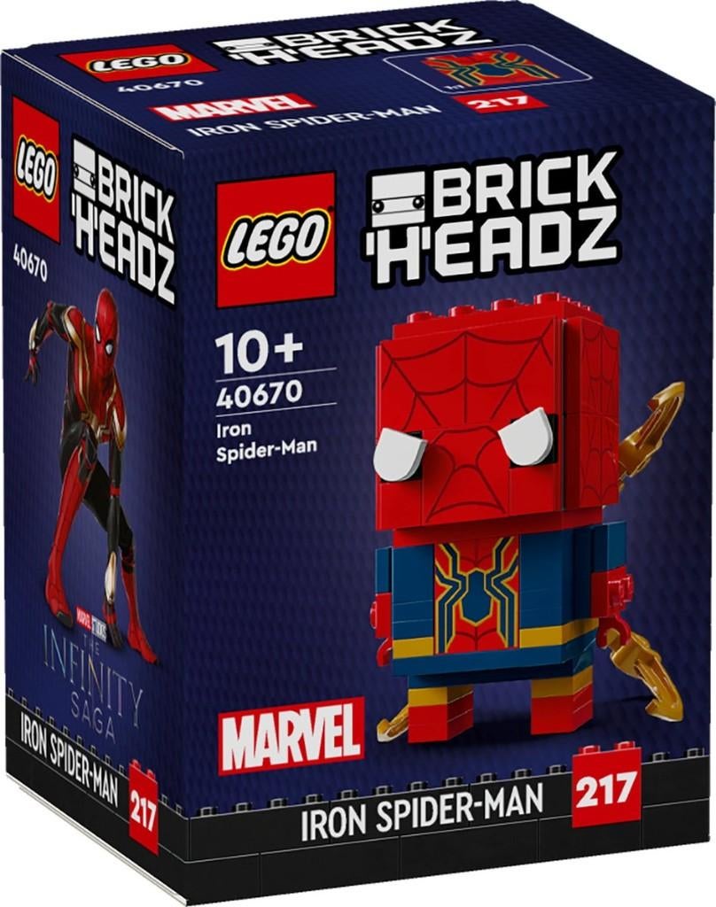 Lego Brick Headz 40670 Iron Spider Man, BrickHeadz, Lego, Nieuw, Ophalen of Verzenden