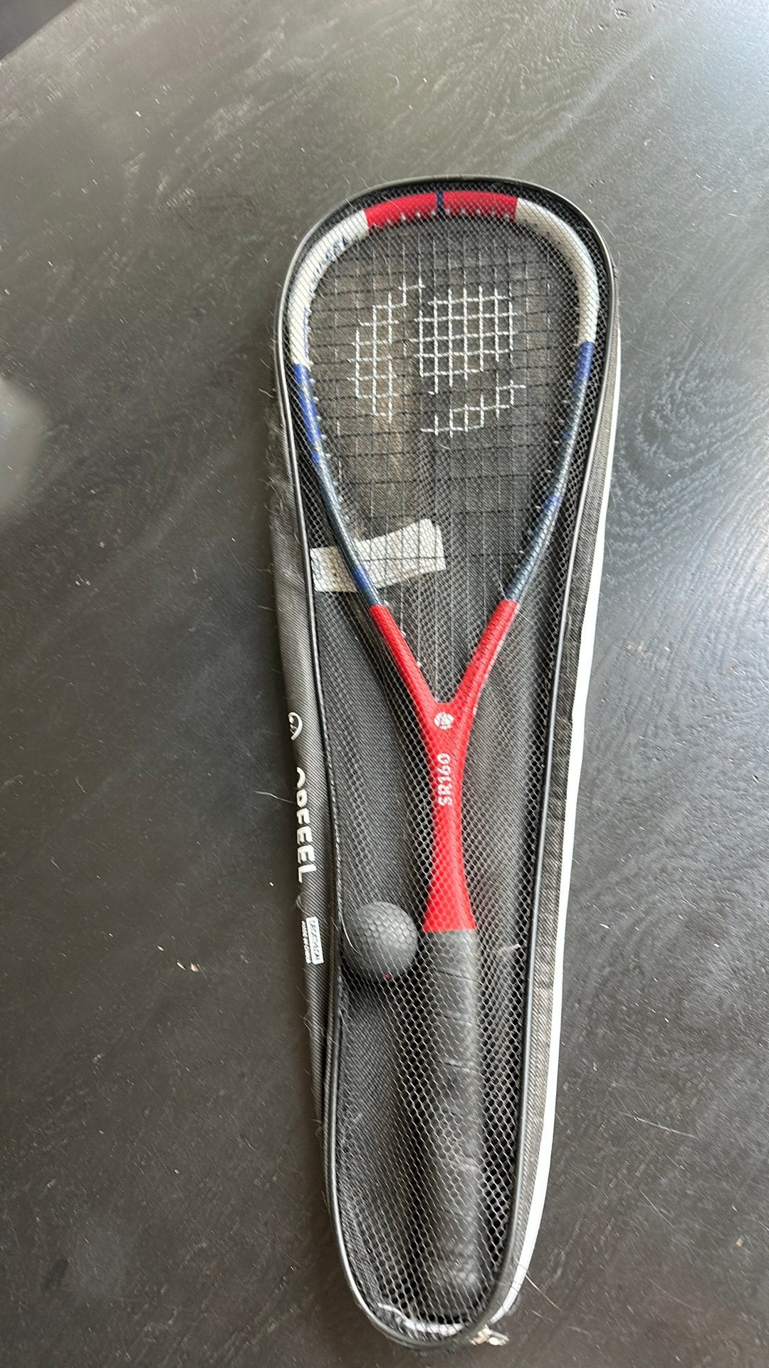 Squash racket voor de beginner, Ophalen, Gebruikt