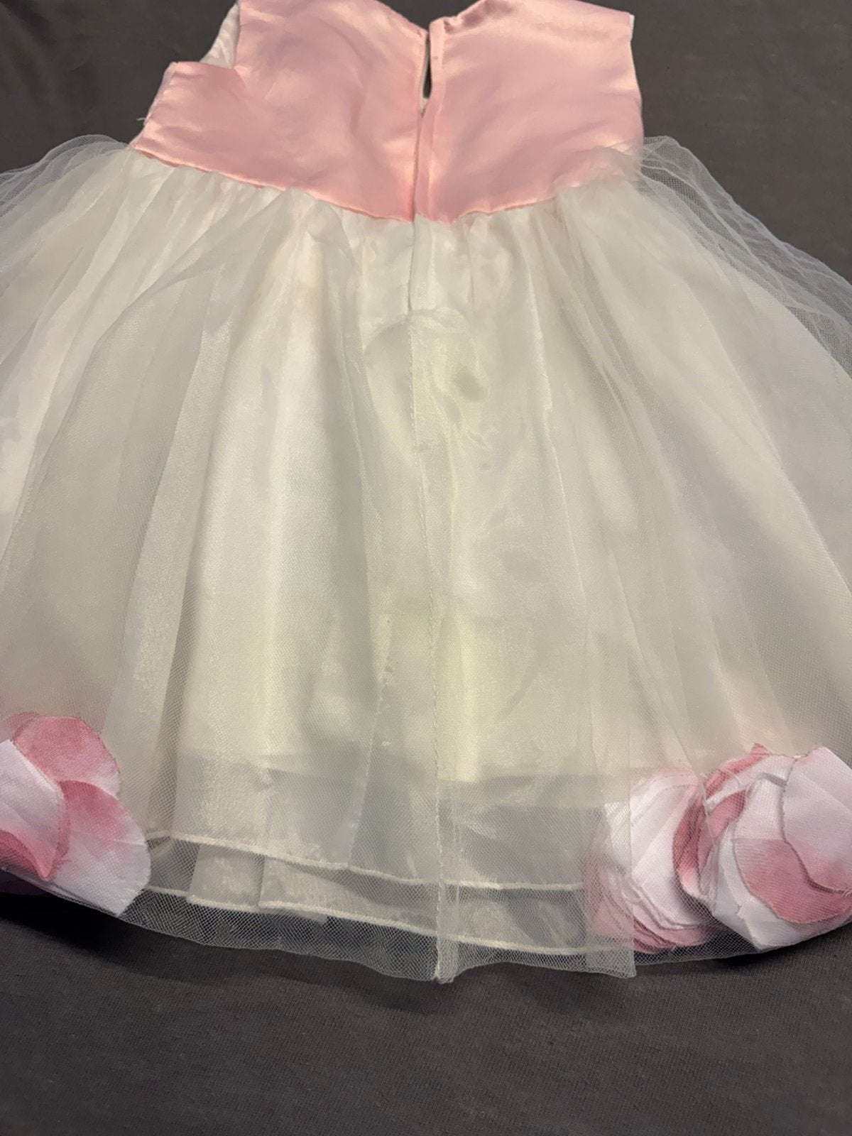Prachtige Roze en Witte Feestjurk voor Meisjes, Ophalen of Verzenden, Zo goed als nieuw, Meisje