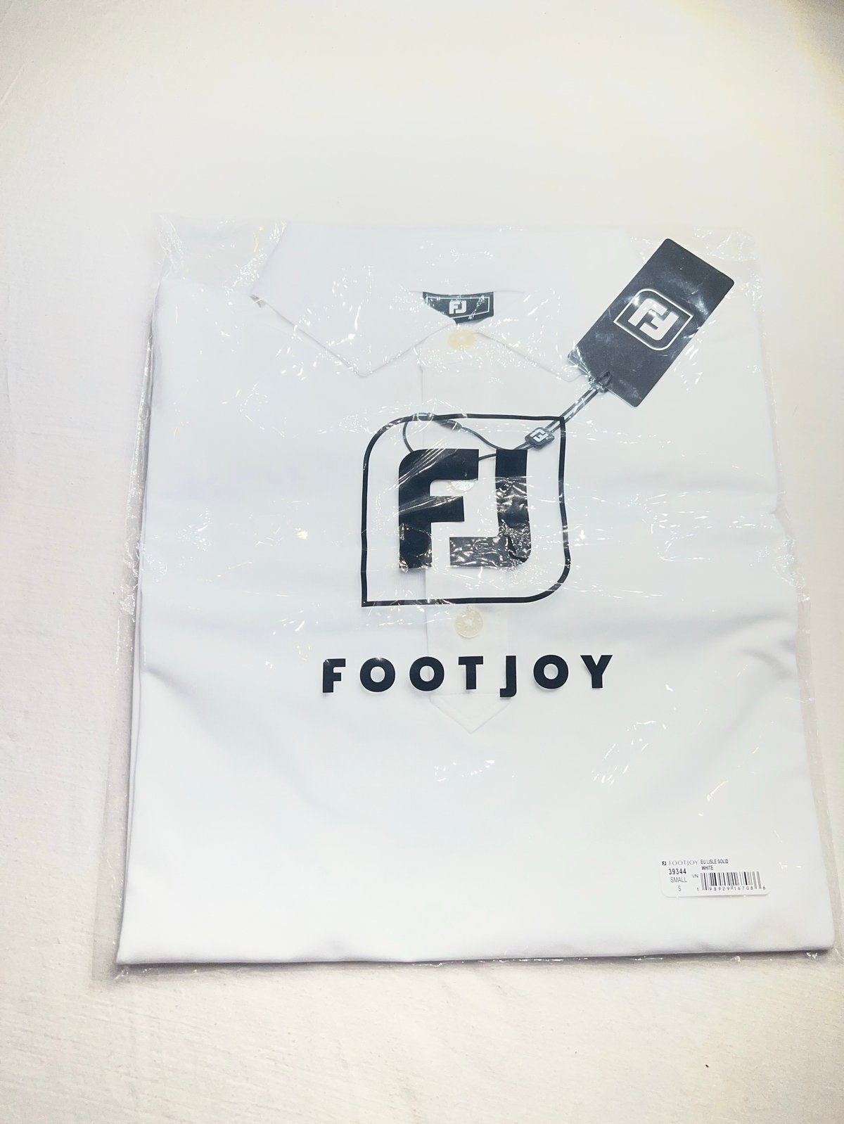 FootJoy Isle Polo Heren - Wit - Maat S, Kleding | Heren, Ophalen of Verzenden, Nieuw, Maat 46 (S) of kleiner, Wit