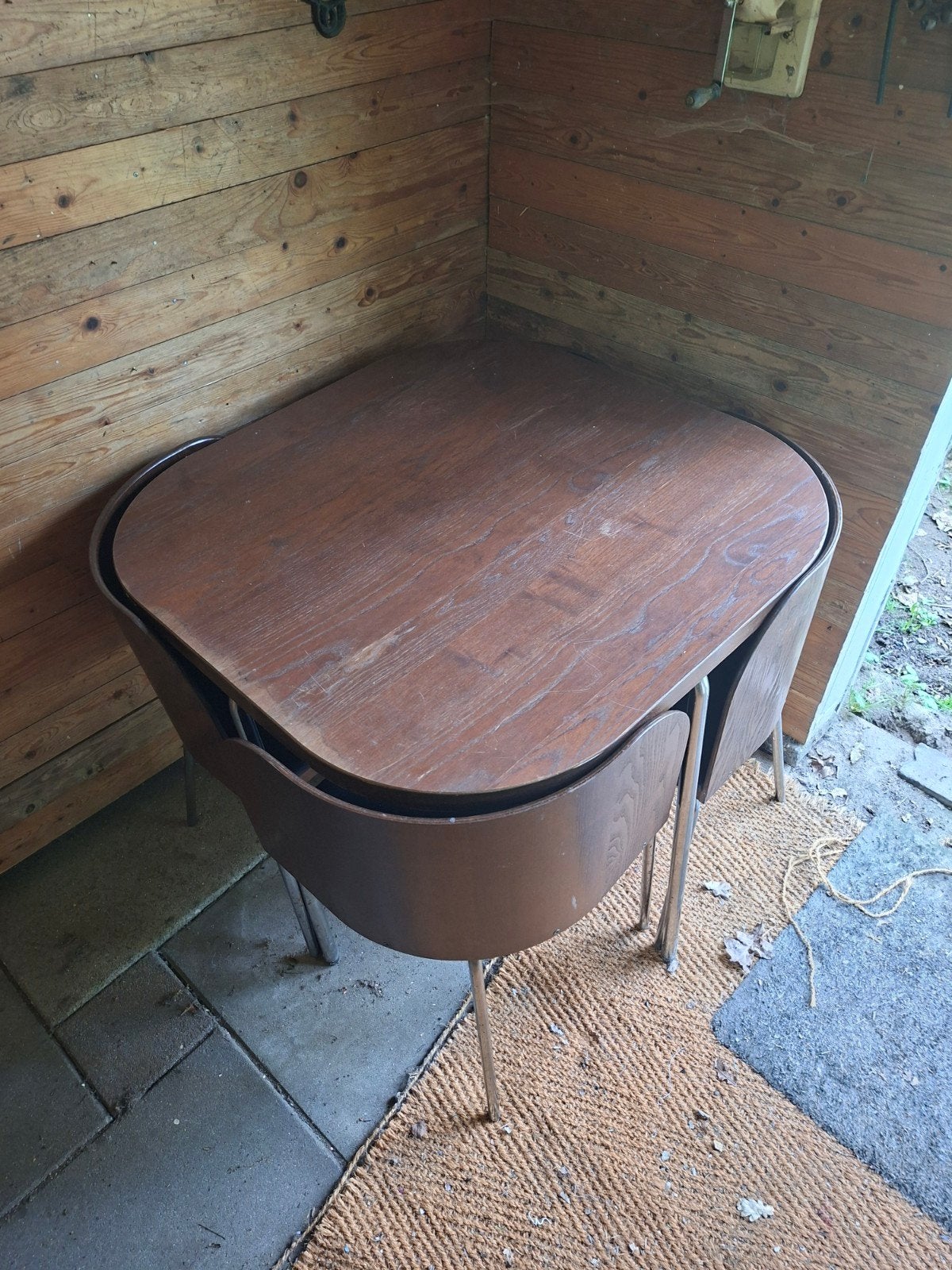 Eettafel Ikea 4 persoons student, Ophalen, Gebruikt, 50 tot 100 cm, Vierkant