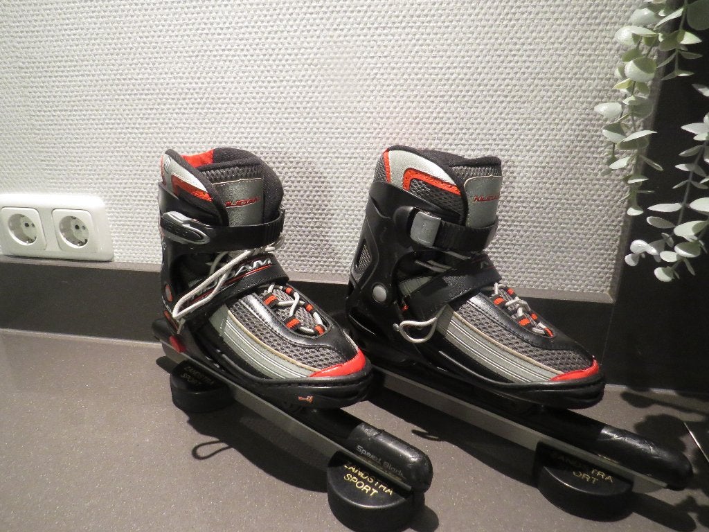 Nijdam verstelbare noren schaatsen maat 34-37, Sport en Fitness, Ophalen, Noren, Nijdam