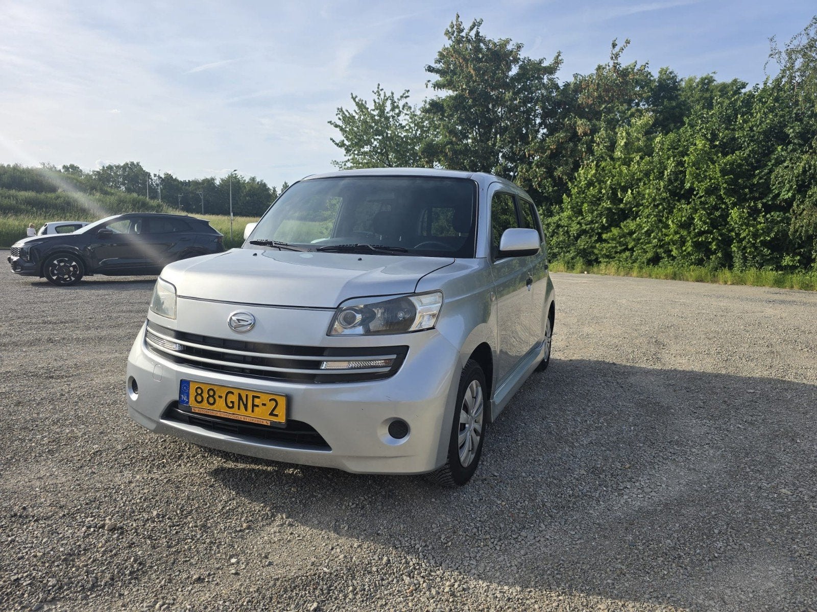 Daihatsu Materia 1.3 2008 Grijs, Voorwielaandrijving, 40 €/maand, Zwart, 4 cilinders