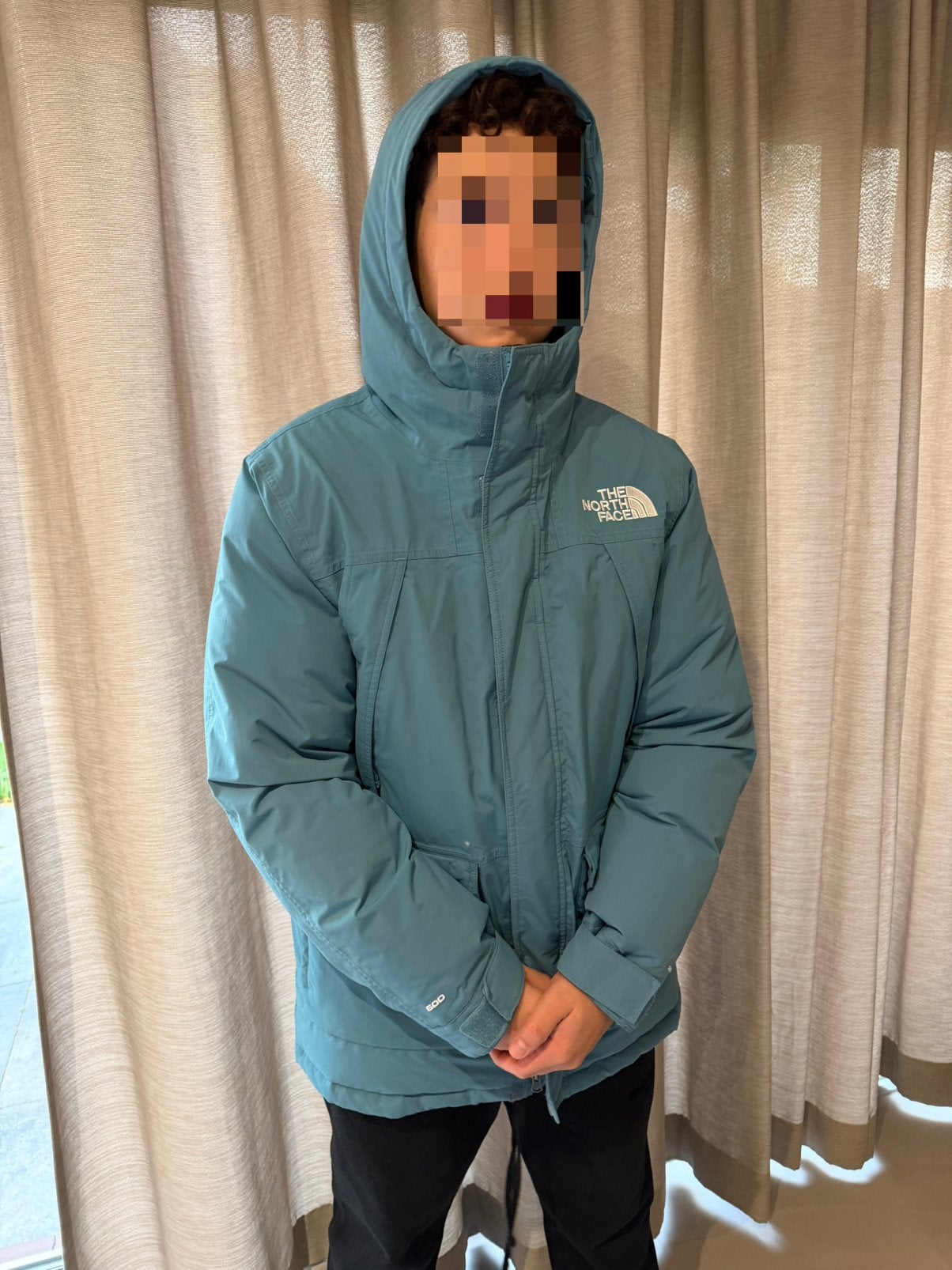 The North Face McMurdo Parka – Maat M– Petrol Blauw/Teal, Ophalen, Zo goed als nieuw, Blauw