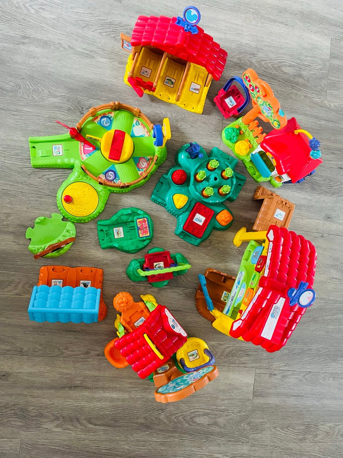 VTech Zoef Zoef Dieren Speelset, Ophalen of Verzenden, Gebruikt, Bouwen, Met licht