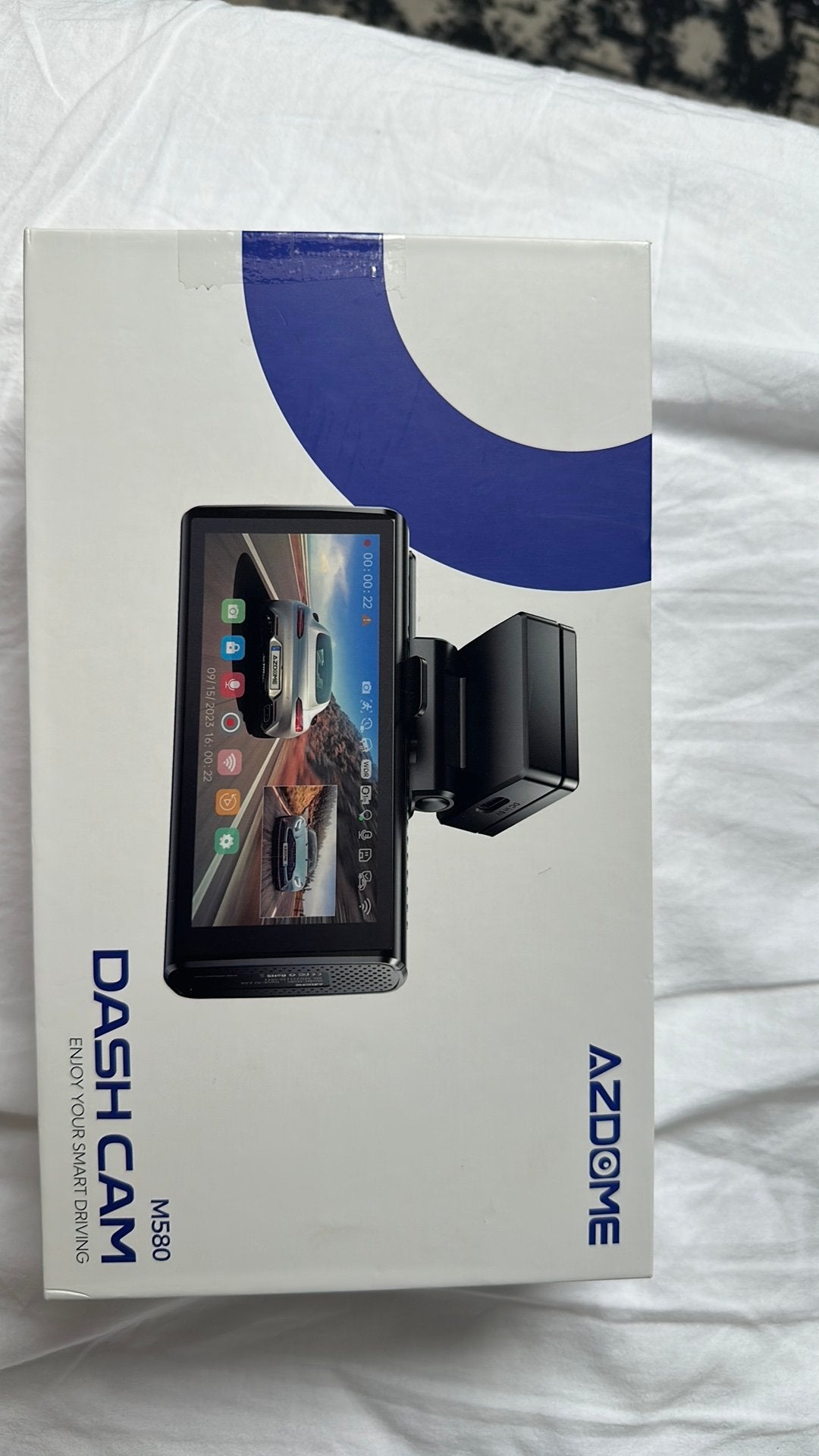 Dashcam AZDE M580 3 camera’s, Ophalen of Verzenden, Nieuw