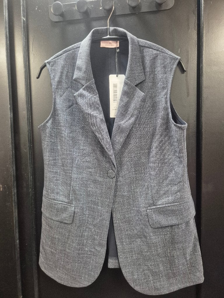 Nieuw gilet van Studio Anneloes, Studio Anneloes, Blauw, Maat 42/44 (L), Nieuw