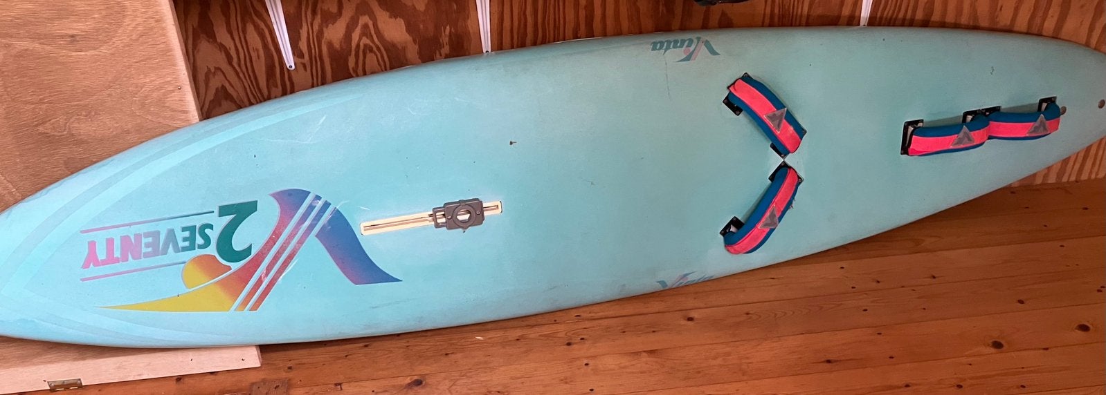 Surfplank (zinker) Vinta met giek en evt. trapeze en surfpak, Overige merken, Gebruikt, Met giek, Ophalen of Verzenden