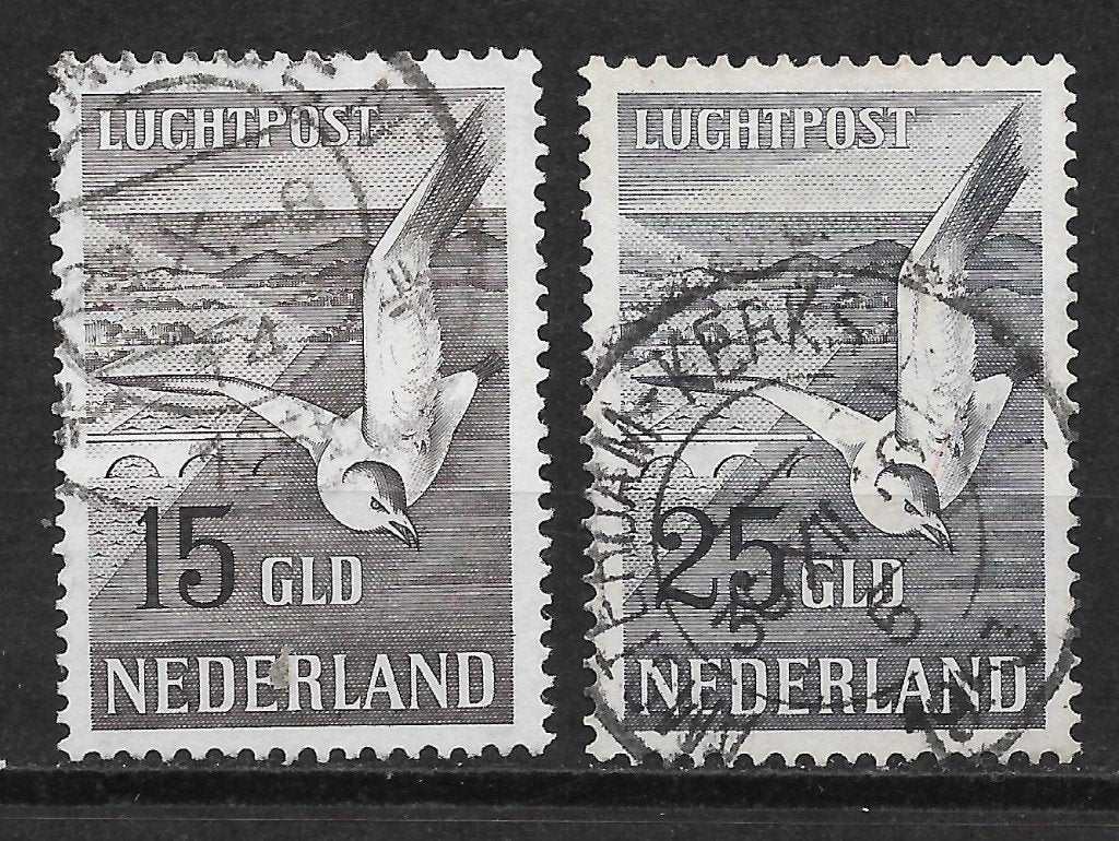 Luchtpost 12-13 gebruikt cw 250,00 B, Ophalen of Verzenden