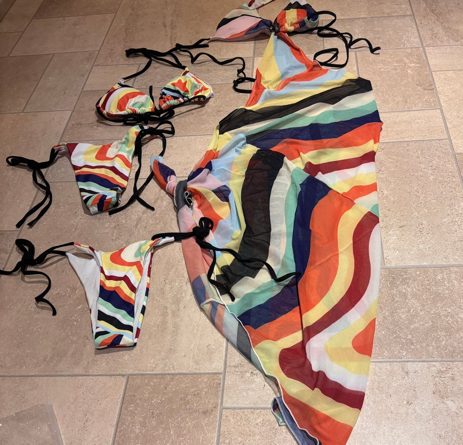 Shein bikini net jurk, Mi, Ophalen of Verzenden, Zo goed als nieuw, Mi