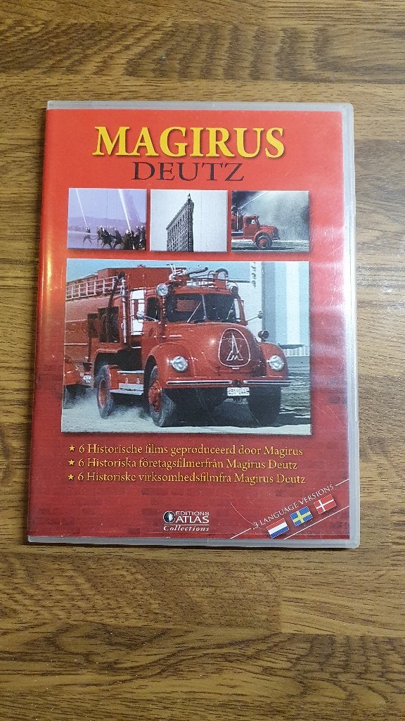 dvd Brandweer Magirus brandweerwagens en akties, Nederlands, Eerste persing, Alle leeftijden, Overige genres