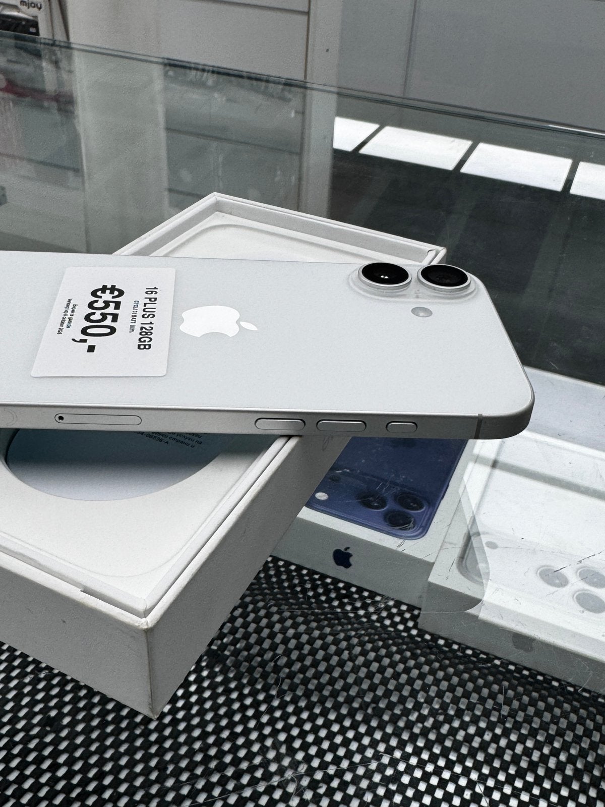 iPhone 16 Plus 128GB | 100% Batterij | €550 Garantie, Telecommunicatie, Mobiele telefoons | Apple iPhone, 128 GB, Ophalen of Verzenden