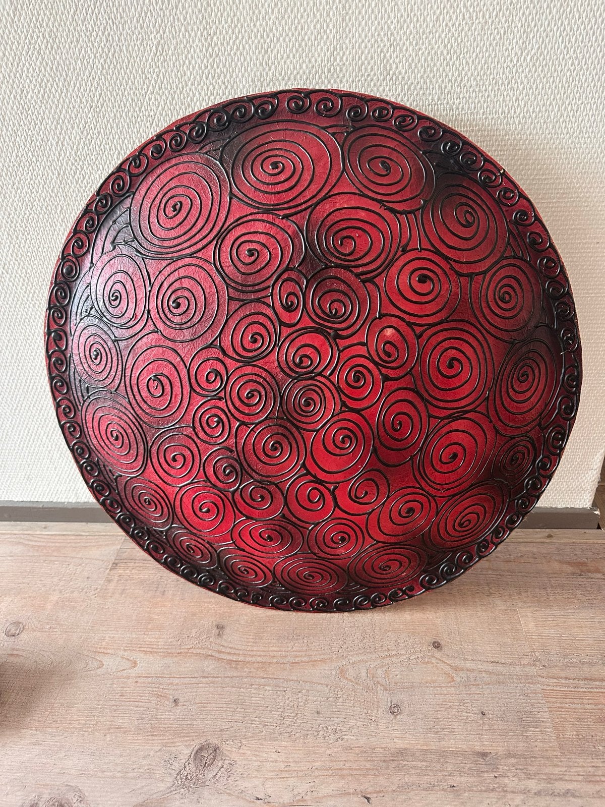 Decoratieve Plafondlamp met Spiraalpatroon - Lichtgewicht, Ophalen, Gebruikt, Overige materialen
