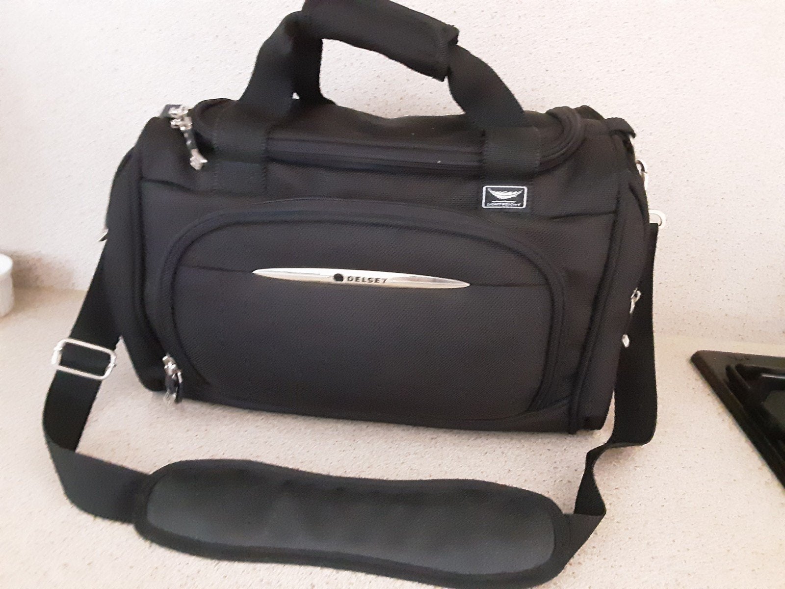 Delsey reistas / handbagage tas zwart, Ophalen, 30 cm of meer, Zwart, Minder dan 40 cm