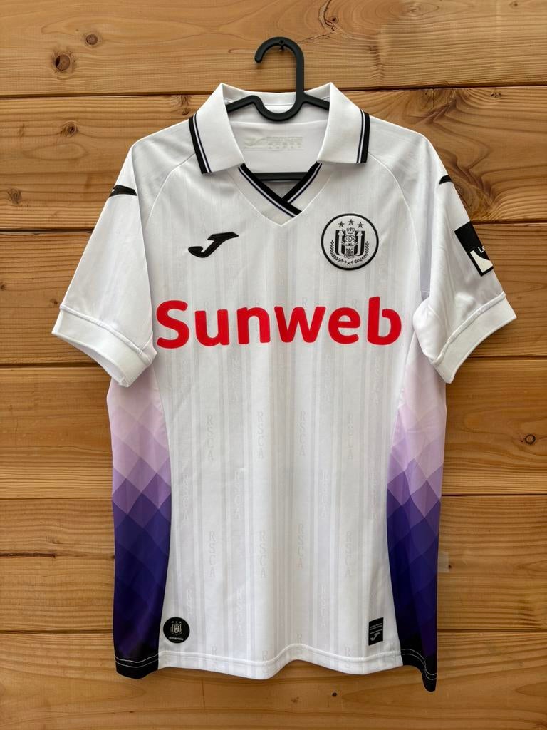 Matchissued shirt Anderlecht #78 Tajaouart + COA Matchwornsh, Ophalen of Verzenden, Gebruikt, Shirt