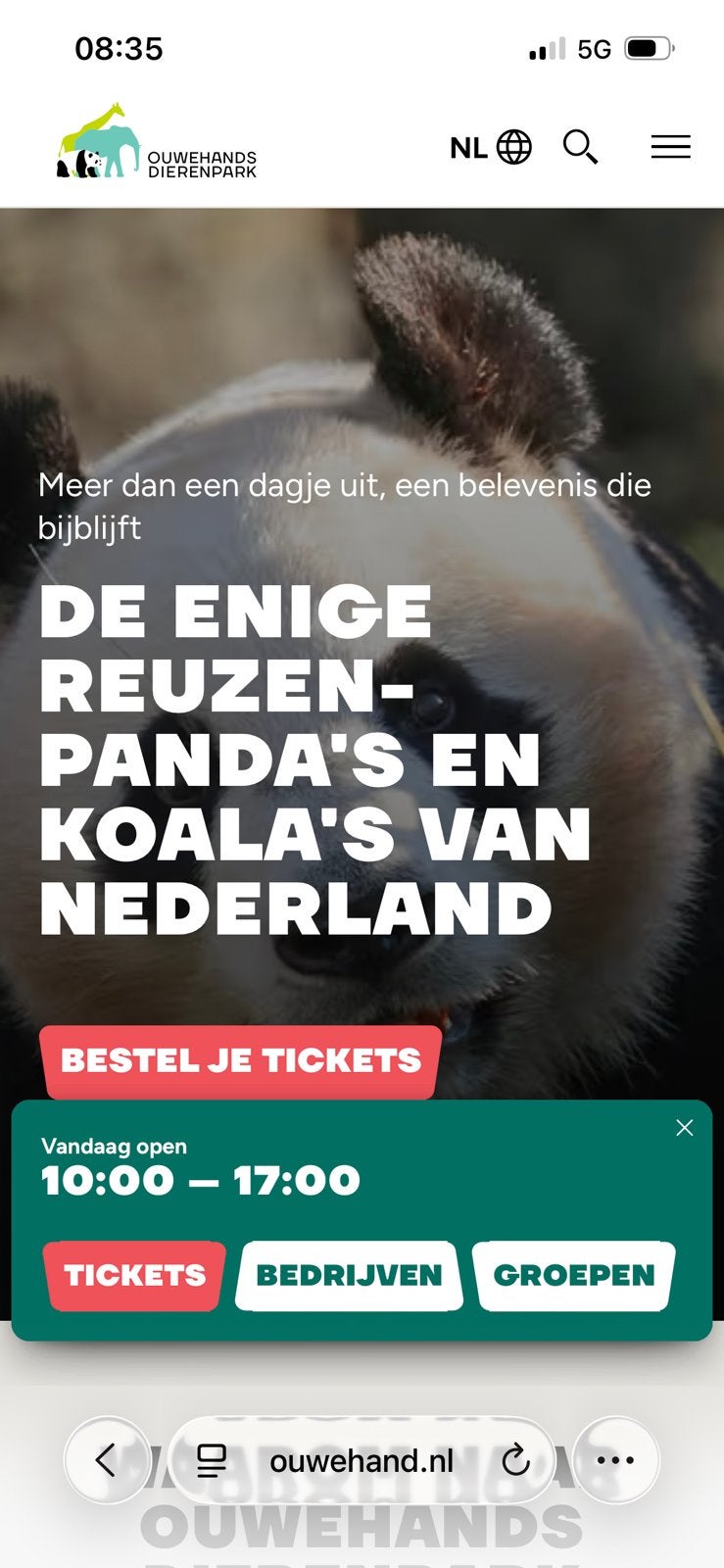 2 kaarten Ouwehands dierentuin voor vandaag!, Drie personen of meer, Overige soorten