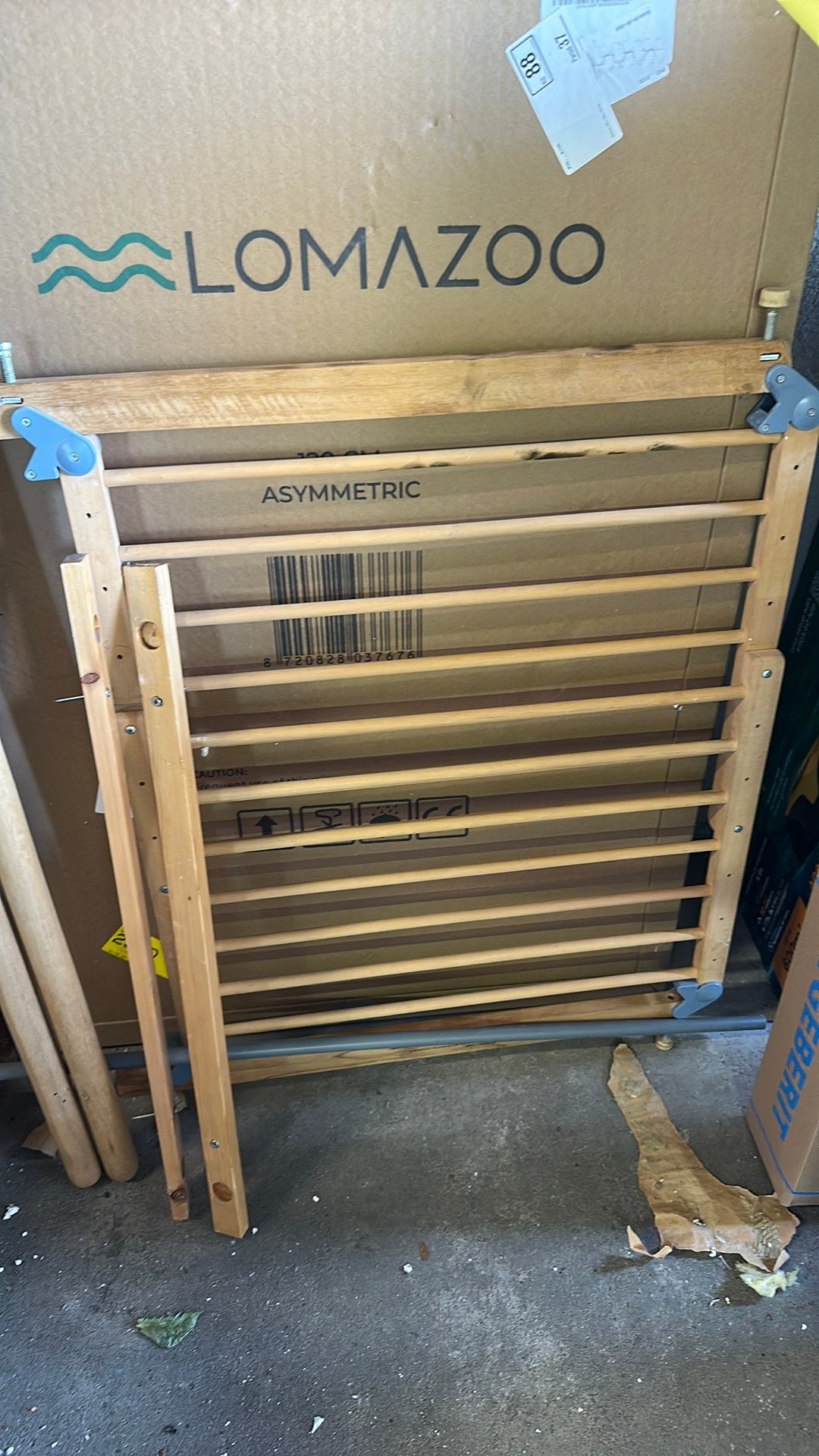Houten traphekje, Kinderen en Baby's, Ophalen, Gebruikt, 100 tot 115 cm, Klemhekje