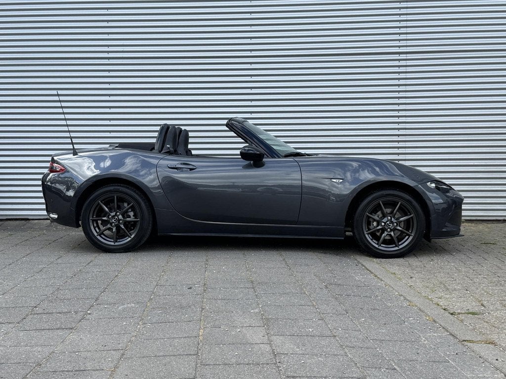 Mazda MX-5 1.5 SkyActiv-G 131 GT-M | Leder | Navi | PDC | LE, Auto's, Mazda, Achterwielaandrijving, Gebruikt, 4 cilinders, Cabriolet