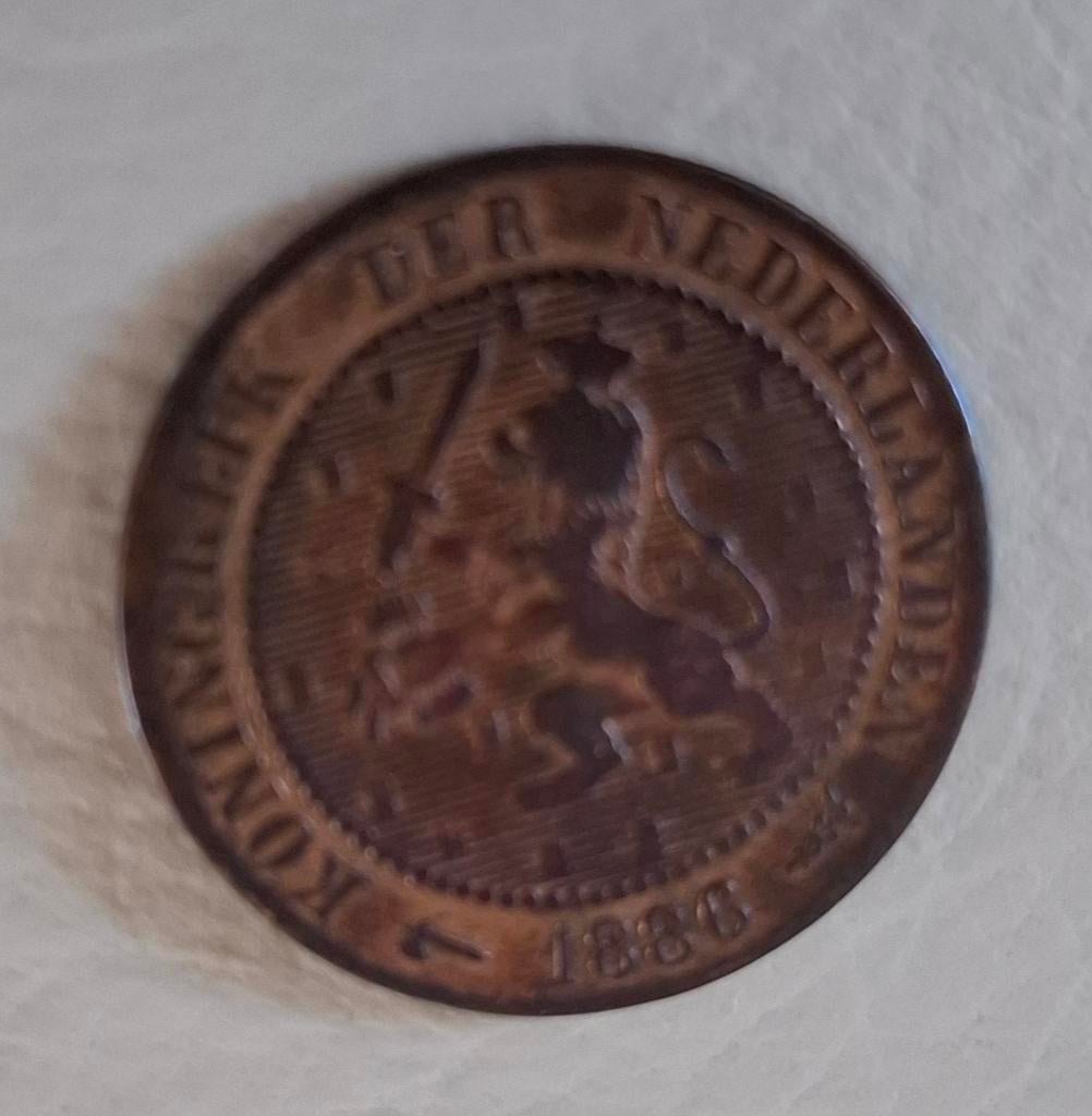 Munt 2 1/2 cent 1886, Ophalen, Koning Willem III, Overige waardes