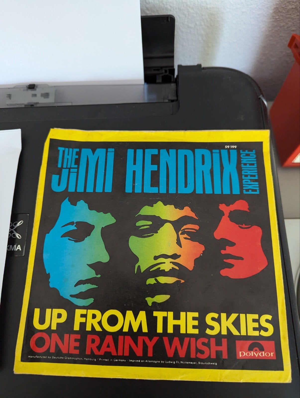 Jimi Hendrix Experience - Up from the Skies ( vinyl single), Cd's en Dvd's, Gebruikt, 7 inch, Pop, Fotohoes