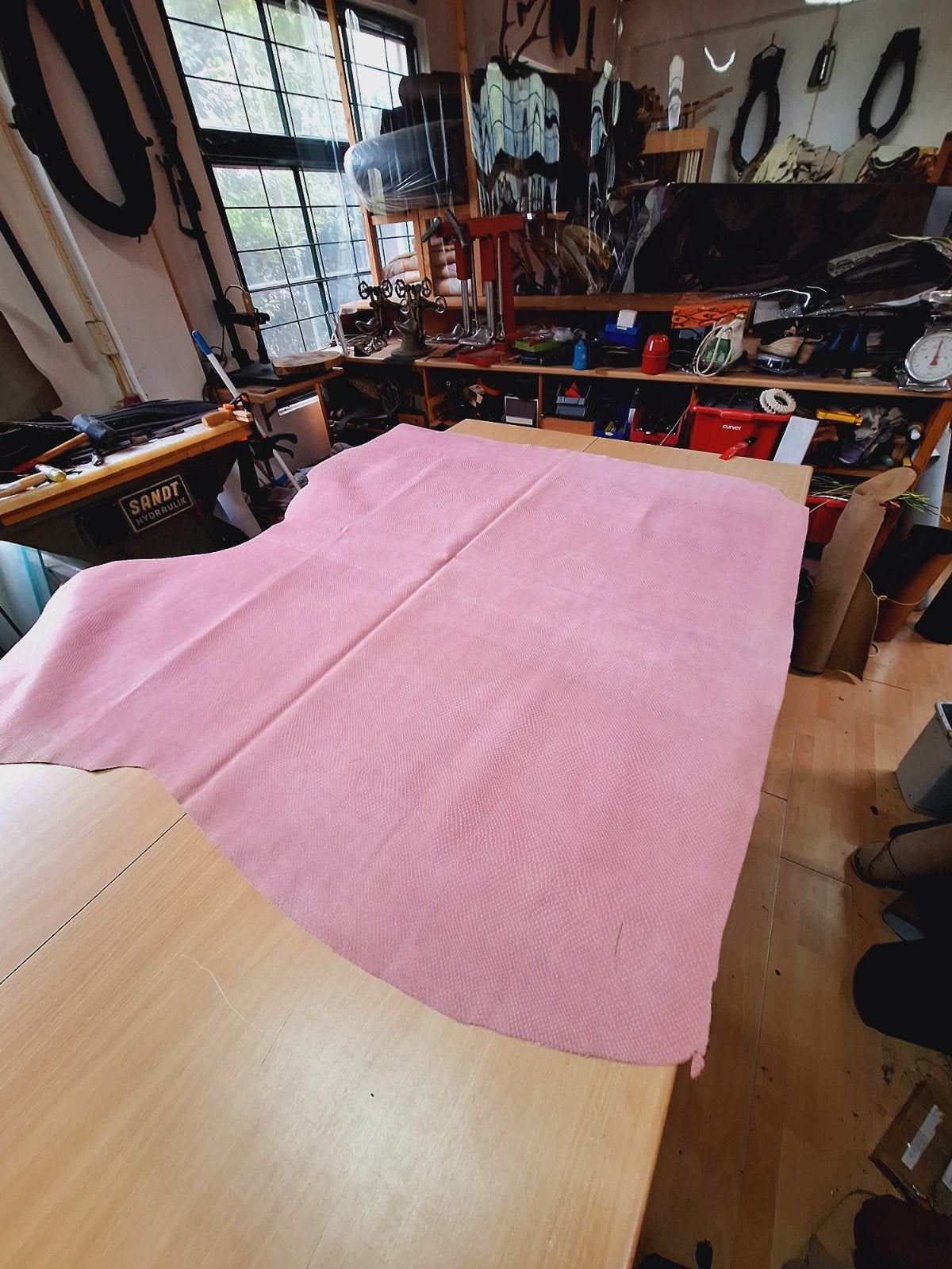 Mooie Runderprent, Karperschub, Hele of HALVE HUID., 120 cm of meer, Leer of Kunstleer, Nieuw, Ophalen of Verzenden
