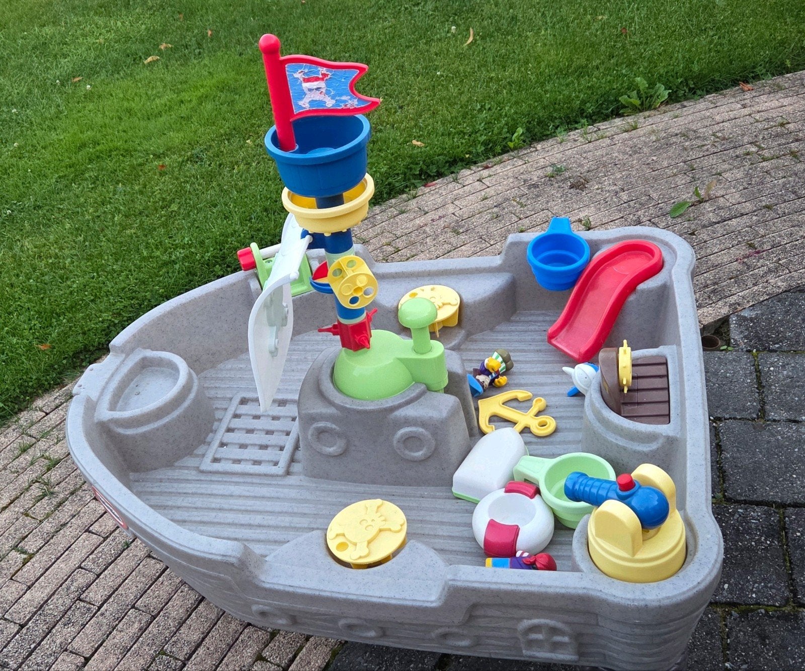 Little Tikes Piratenboot Waterspeeltafel met originele doos, Ophalen
