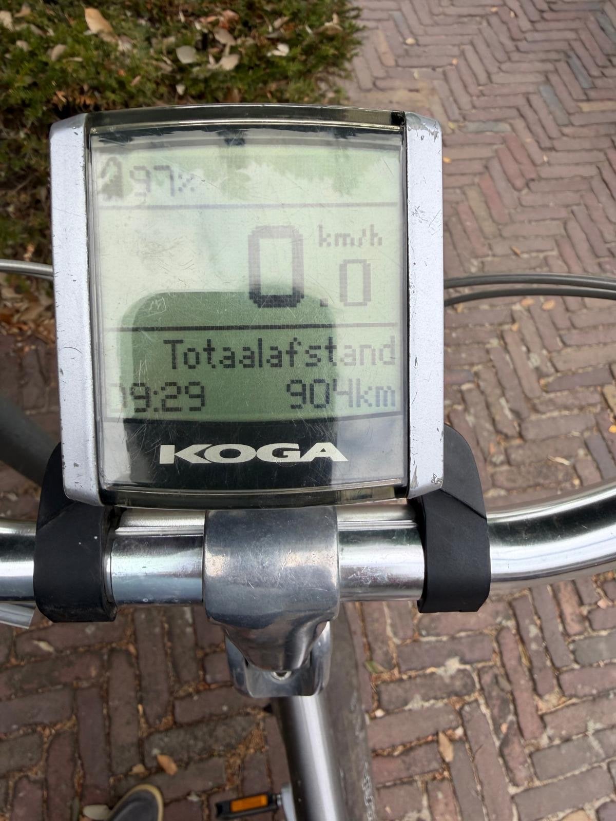 Koga E-bike met lage kilometerstand, 51 tot 55 cm, Ophalen, Gebruikt, 30 tot 50 km per accu