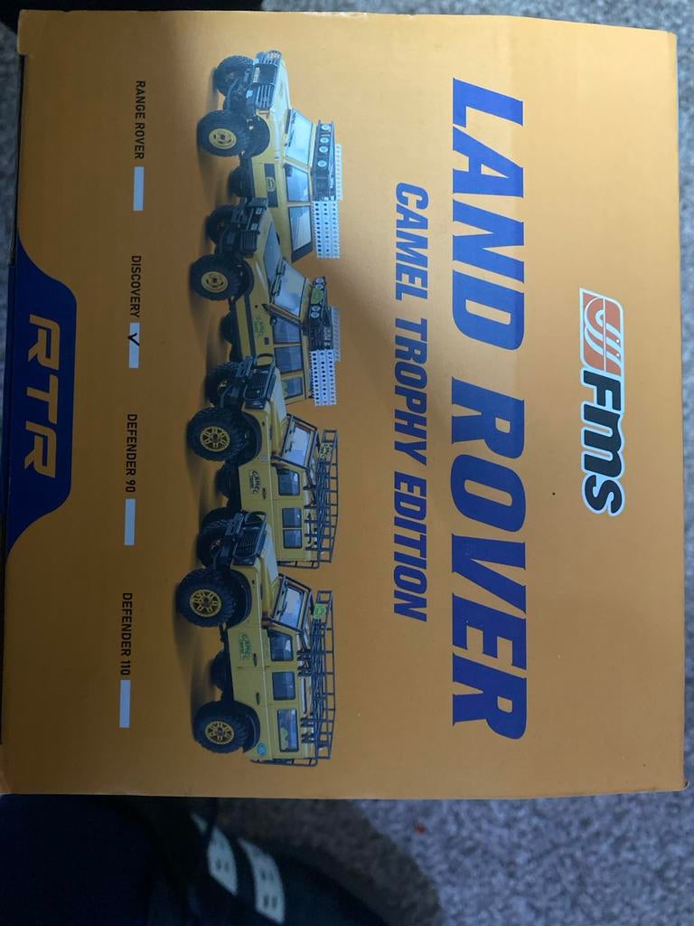 FMS Land Rover 1:24 Camel Trophy Edition RTR, Ophalen of Verzenden, Nieuw, Auto, Overige merken