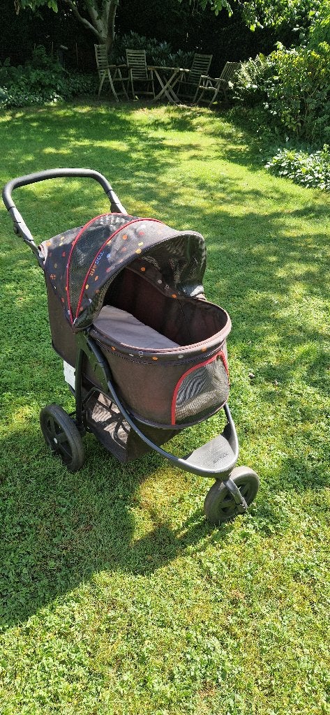 Hondenbuggy , merk Hauck , voor honden tot 35kg, Overige merken, Ophalen, Zo goed als nieuw, Hondenbuggy