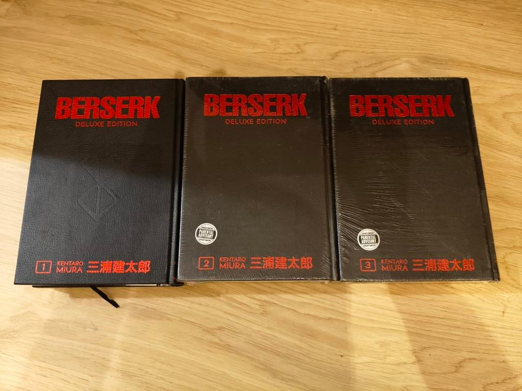 Berserk deluxe 1 2 3, Boeken, Ophalen of Verzenden, Nieuw, Japan (Manga)