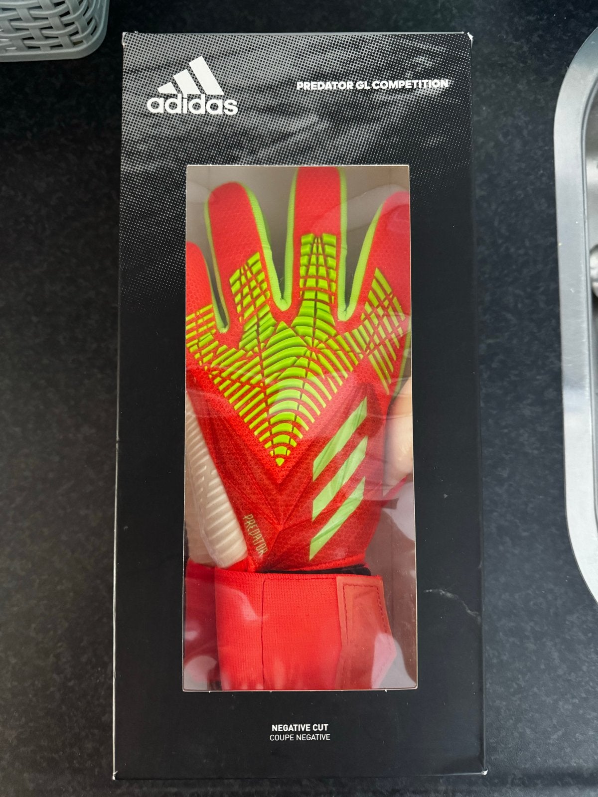 Adidas Predator GL Competition Voetbal Handschoenen Maat 8, Sport en Fitness, Voetbal, Maat XS of kleiner, Ophalen of Verzenden