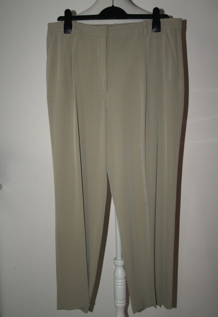 H&M beige broek mt 46 XL Nieuw, H&M, Beige, Maat 46/48 (XL) of groter, Nieuw