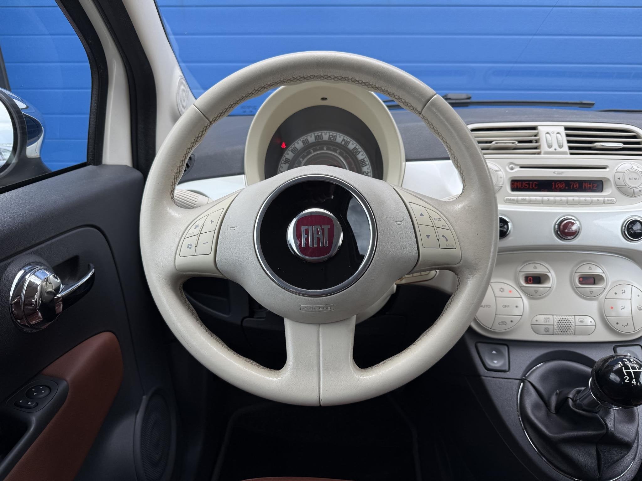Fiat 500 C 0.9 TwinAir Lounge | led | Leer | Clima | NL | NA, Euro 5, 86 pk, Gebruikt, 31 €/maand