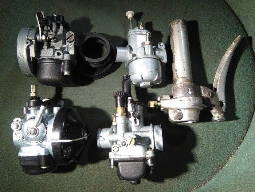 div. carburateurs Bing Dellorto etc., Ophalen of Verzenden, Gebruikt, Carburateur, Overige merken